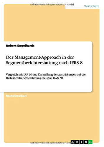 Cover for Engelhardt · Der Management-Approach in d (Book) [German edition] (2009)