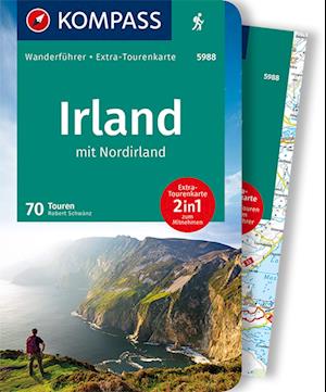 Cover for Robert Schwänz · KOMPASS Wanderführer 5988 Irland mit Nordirland (Paperback Book) (2021)