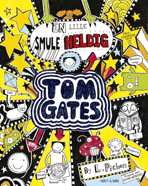 Cover for Liz Pichon · Tom Gates: Tom Gates 7 - En lille smule heldig (Sewn Spine Book) [1.º edición] (2018)