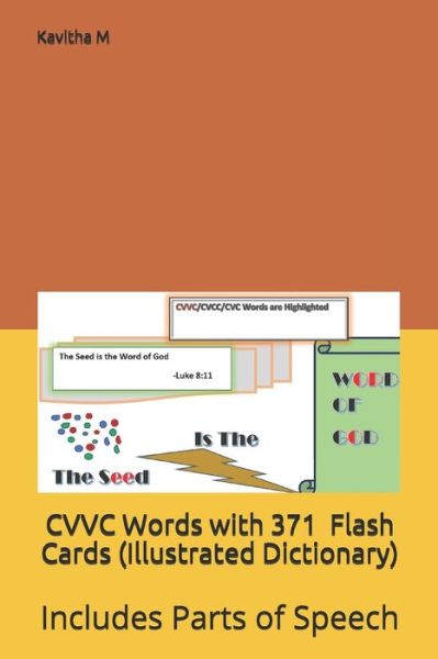 Cover for Kavitha M · CVVC Words with 371 Flash Cards (Illustrated Dictionary) (Paperback Book) (2020)