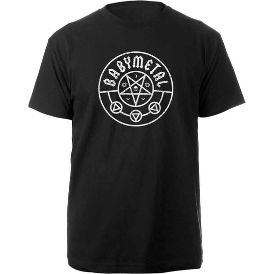 Cover for Babymetal · Babymetal Unisex T-Shirt: Pentagram (Black) (T-shirt)