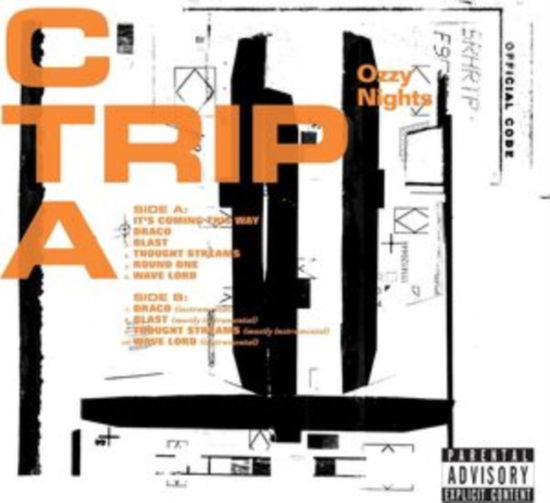 Cover for C Trip a · Ozzy Nights (White / Black &amp; Orange Splatter Vinyl) (LP) (2020)