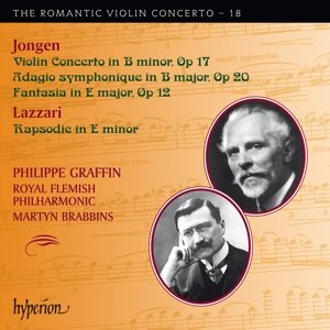 Cover for Philippe Graffin Martyn Brabb · Jongen  Lazzari S Violin C (CD) (2015)