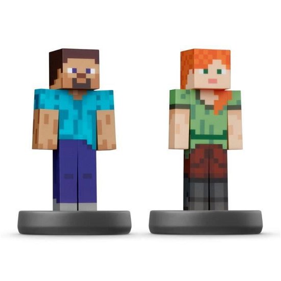 Nintendo Amiibo Character 2 Pack  Minecraft Steve  Alex Super Smash Bros. Collection Switch - Nintendo Amiibo Character 2 Pack  Minecraft Steve  Alex Super Smash Bros. Collection Switch - Spil - Nintendo - 0045496381059 - 