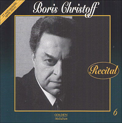 Cover for Boris Christoff · Recital (CD) [size M] (2005)