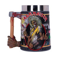 Iron Maiden The Killers Tankard 15.5cm - Iron Maiden - Fanituote - NEMESIS NOW - 0801269141059 - keskiviikko 21. kesäkuuta 2023