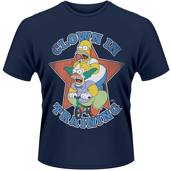 Cover for Simpsons · Clown in Training (T-shirt) [size S] [Blue edition] (2015)