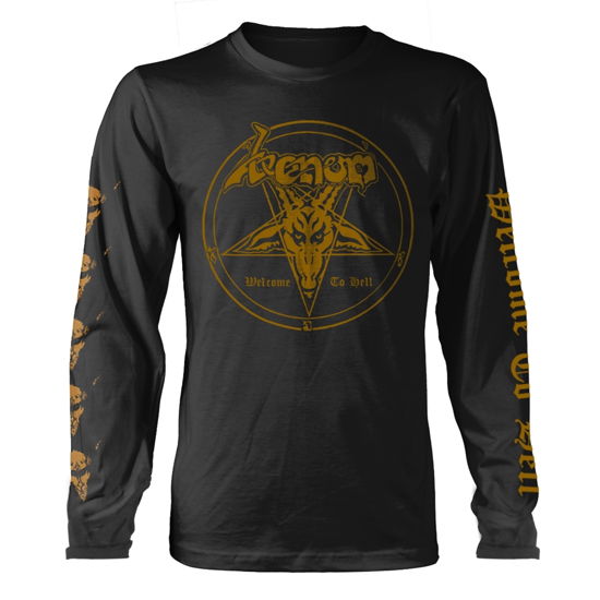 Cover for Venom · Welcome to Hell (Gold) (Shirt) [size M] (2024)