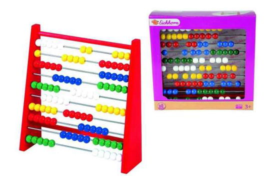 EH Abacus kugleramme m/100 trækugler 24x23cm - Eichhorn - Merchandise - Simba Toys - 4003046034059 - 17. Dezember 2019