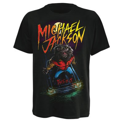 Cover for Michael Jackson · M/werewolf / Blk/ts / Fp/tb (Bekleidung) [size M] (2009)