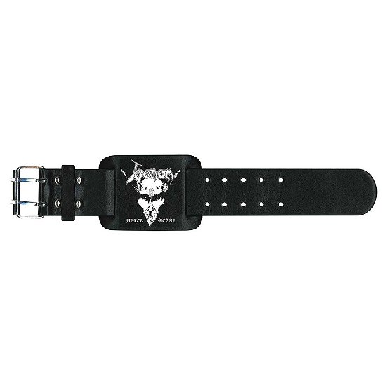 Venom Leather Wrist Strap: Black Metal - Venom - Mercancía - Venom - 5055339745059 - 