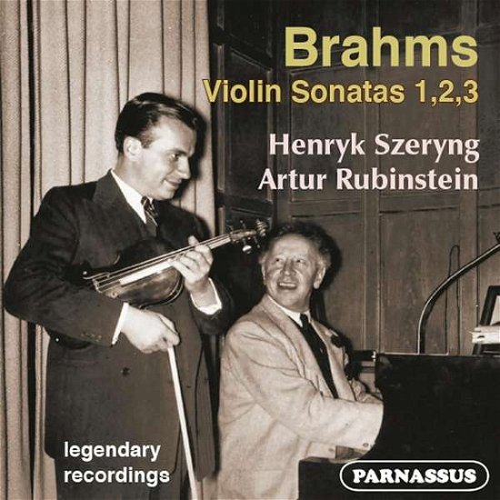 Cover for Szeryng &amp; Rubinstein · Brahms Violin Sonatas 1-3 (Re-Master!) (CD) (2021)