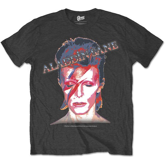 David Bowie Unisex T-Shirt: Aladdin Sane - David Bowie - Produtos - Bravado - 5055979934059 - 