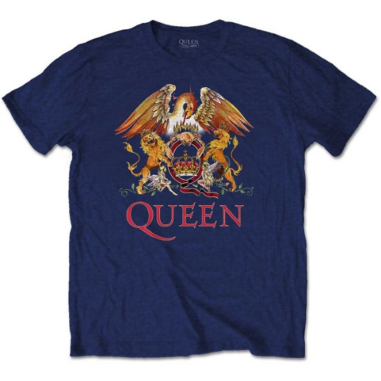 Queen Unisex T-Shirt: Classic Crest - Queen - Mercancía -  - 5056170648059 - 