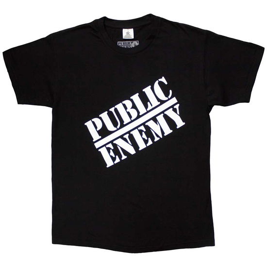 Cover for Public Enemy · Public Enemy Unisex T-Shirt: Logo (T-shirt) [size S] [Black - Unisex edition]