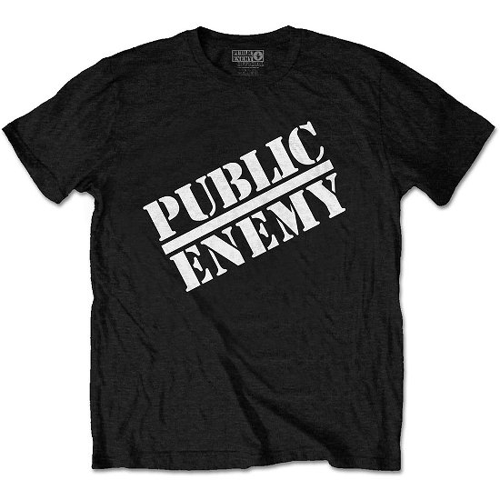 Cover for Public Enemy · Public Enemy Unisex T-Shirt: Logo (T-shirt) [size S] [Black - Unisex edition]