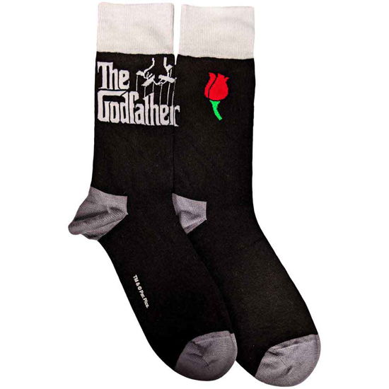 Cover for Godfather - The · The Godfather Unisex Ankle Socks: Logo White (UK Size 7 - 11) (Kläder) [size M]