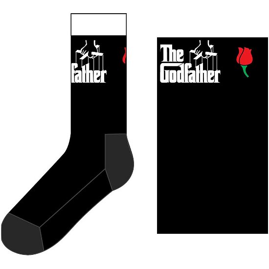 Cover for Godfather - The · The Godfather Unisex Ankle Socks: Logo White (UK Size 7 - 11) (Klær) [size M]