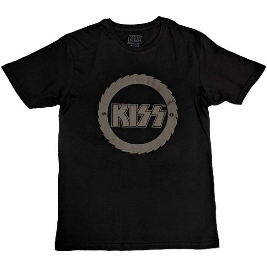 KISS Unisex Hi-Build T-Shirt: Buzzsaw Logo - Kiss - Mercancía -  - 5056561066059 - 