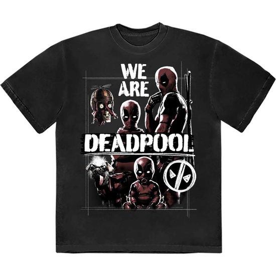 Marvel Comics Unisex T-Shirt: Deadpool We Are Deadpool - Marvel Comics - Merchandise -  - 5056737261059 - 