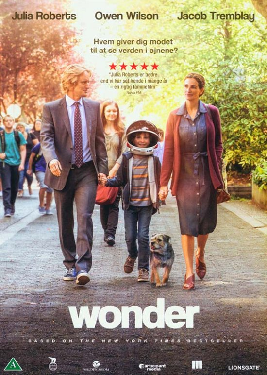 Wonder - Julia Roberts / Owen Wilson / Jacob Tremblay - Películas -  - 5708758718059 - 31 de mayo de 2018