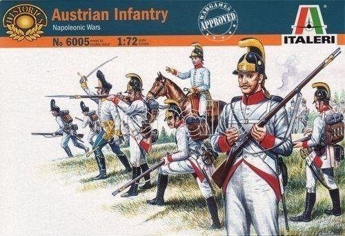 Cover for Italeri · Italeri - Austrian Infantry (nap. Wars) 1:72 (Legetøj)