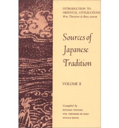 Cover for William Theodore De Bary · Sources of Japanese Tradition (Taschenbuch) [Volume 2 edition] (1964)