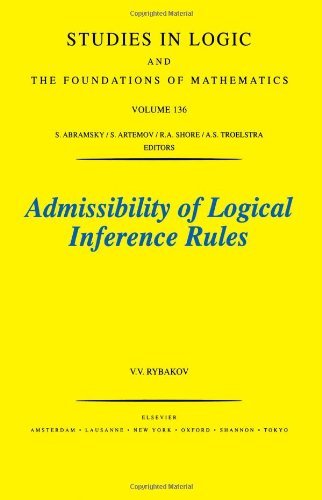 Cover for Rybakov, V.V. (Krasnoyarsk University, Mathematics Department, Krasnoyarsk, Russia) · Admissibility of Logical Inference Rules - Studies in Logic and the Foundations of Mathematics (Innbunden bok) (1997)