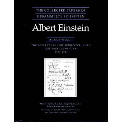 Cover for Albert Einstein · The Collected Papers of Albert Einstein, Volume 4: The Swiss Years: Writings, 1912-1914 - Collected Papers of Albert Einstein (Hardcover Book) (1995)