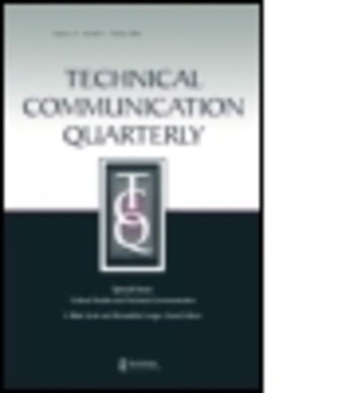 Cover for J Blake Scott · Cultural Studies And Technical Communication Tcq V15#1 (Paperback Book) (2005)