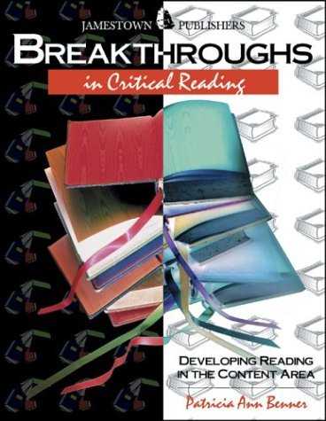 Cover for Patricia Benner · Breakthroughs in Critical Reading : Developing Critical Reading Skills (Pocketbok) (1996)