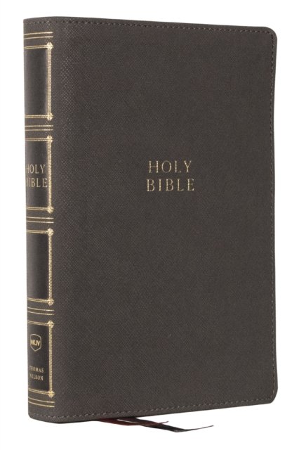 NKJV, Compact Center-Column Reference Bible, Gray Leathersoft, Red Letter, Comfort Print - Thomas Nelson - Books - Thomas Nelson Publishers - 9781400333059 - September 28, 2023