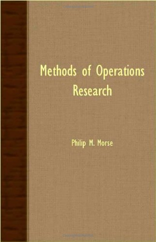 Cover for Philip M. Morse · Methods of Operations Research, 1st Revised Edition (Paperback Book) (2007)