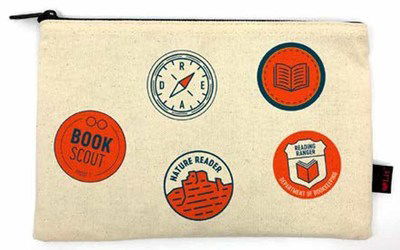 Cover for Gibbs Smith Publisher · Reading Merit Badges Pencil Pouch (Print) (2019)