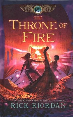 Cover for Rick Riordan · The Throne of Fire (Hardcover Book) (2011)