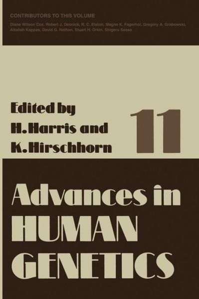 Cover for Harry Harris · Advances in Human Genetics 11 - Advances in Human Genetics (Paperback Book) [Softcover reprint of the original 1st ed. 1981 edition] (2013)