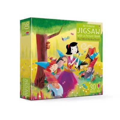 Usborne Book and Jigsaw Snow White and the Seven Dwarfs - Usborne Book and Jigsaw - Lesley Sims - Livros - Usborne Publishing Ltd - 9781474929059 - 1 de março de 2017