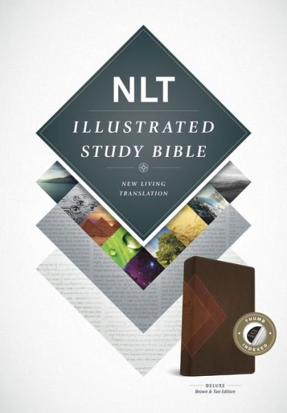 Cover for Tyndale · NLT Illustrated Study Bible Tutone Brown / Tan, Indexed (Læderbog) (2015)