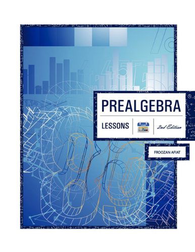 Prealgebra: Lessons (with Medical Applications) - Froozan Afiat - Books - Cognella, Inc - 9781609279059 - May 21, 2010