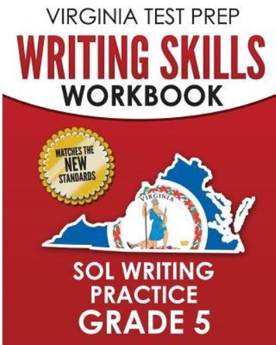 Cover for V Hawas · Virginia Test Prep Writing Skills Workbook Sol Writing Practice Grade 5 (Paperback Book) (2018)