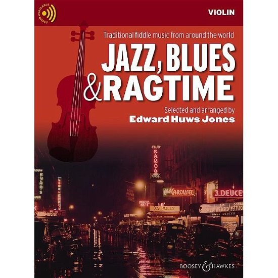 Cover for Edward Huws Jones · Jazz, Blues &amp; Ragtime: Traditional Fiddle Music from Around the World - Fiddler Collection (Partitur) (2021)