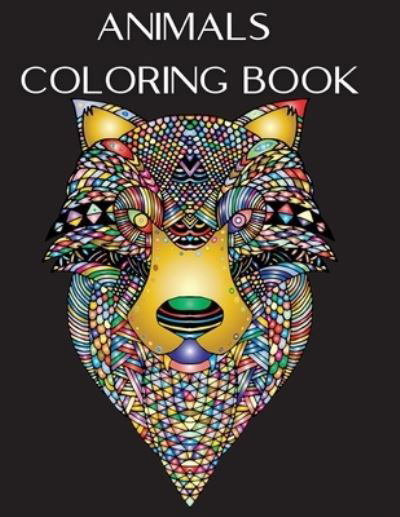 Cover for Adele Ward · Animals Coloring Book (Paperback Book) (2021)