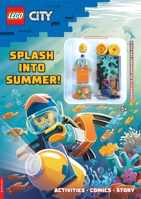 Cover for Lego® · LEGO® City: Splash into Summer (with diver LEGO minifigure and underwater accessories) - LEGO® Minifigure Activity (Paperback Bog) (2024)