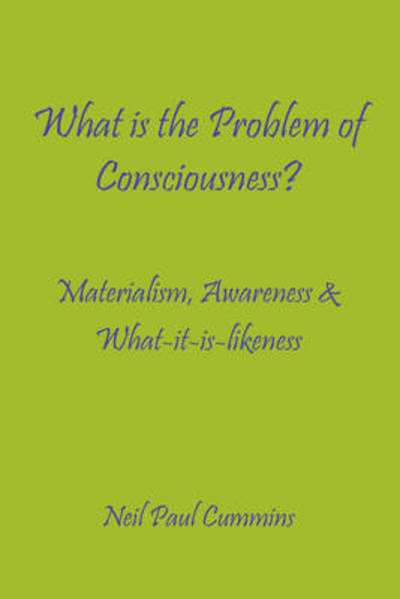 Cover for Neil Paul Cummins · What is the Problem of Consciousness?: Materialism, Awareness &amp; What-it-is-likeness (Paperback Book) (2011)