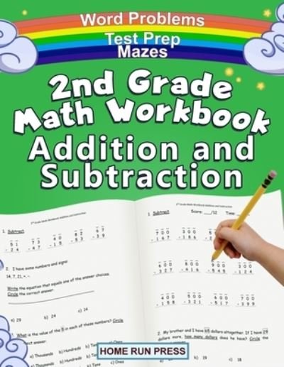 Cover for Llc Home Run Press · 2nd Grade Math Workbook Addition and Subtraction (Paperback Bog) (2020)