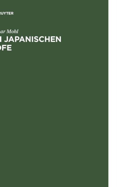 Cover for Ottmar Mohl · Am japanischen Hofe (Book) (1904)