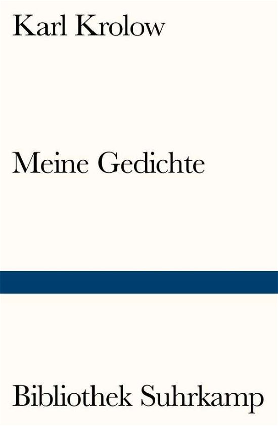 Cover for Krolow · Meine Gedichte (Buch)