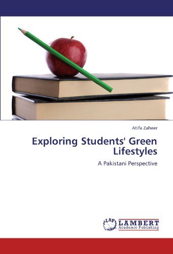 Cover for Atifa Zaheer · Exploring Students' Green Lifestyles: a Pakistani Perspective (Pocketbok) (2012)