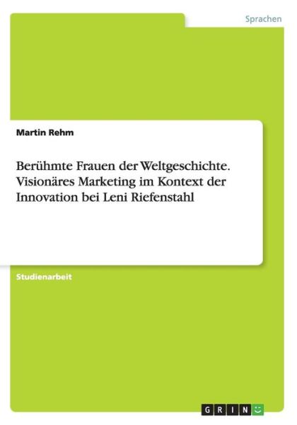 Cover for Rehm · Berühmte Frauen der Weltgeschichte (Book) (2015)