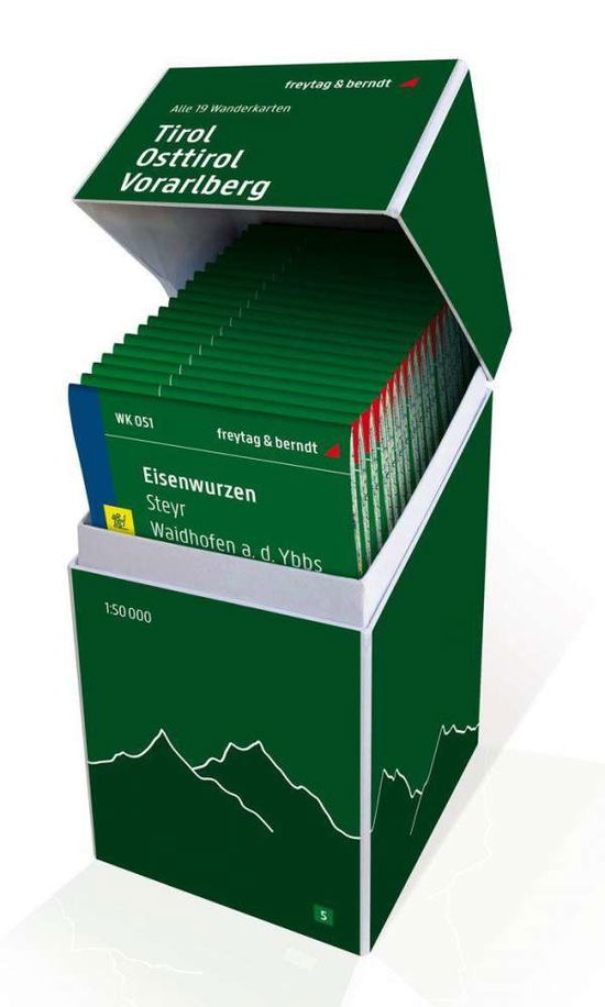 Cover for Freytag&amp;b.tirol · Tyrol - East Tyrol - Vorarlberg, hiking map set 1:50,000 (Landkart) (2020)